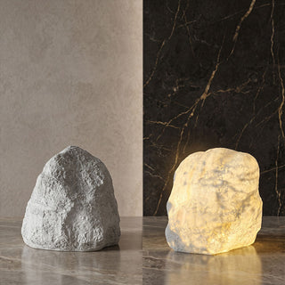 Outdoor Floor Lamp – Sculptural Stone Garden Lighting With Waterproof LED