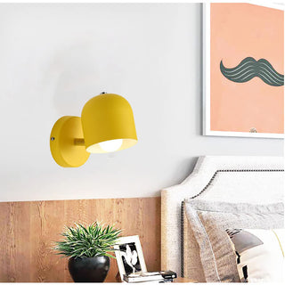 Lámpara de pared colorida - Pequeño aplique de pared interior con opciones de colores vibrantes para la sala de estar