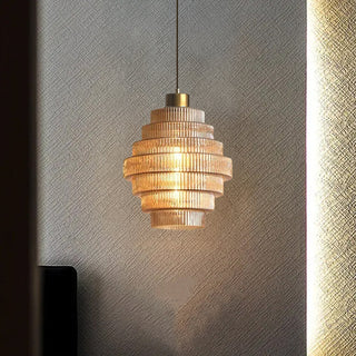 Antique brass chandelier pendant with adjustable cord
