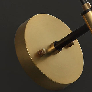 Gold ornate vintage brass wall sconce antique — fixture