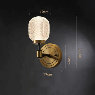 Vintage ornate brass gold wall sconce ambient — antique