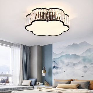 Iron ceiling fixture with crystal, vintage antique elegant design