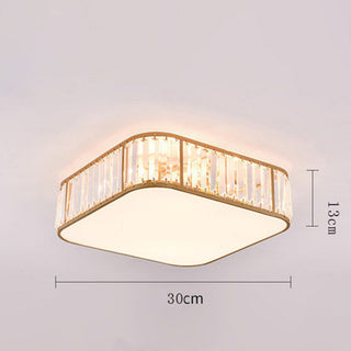 Antique Iron Ceiling Light - Classic Vintage Ceiling Fixture With Crystal Elegance