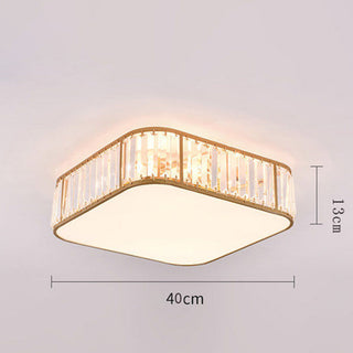Antique Iron Ceiling Light - Classic Vintage Ceiling Fixture With Crystal Elegance