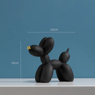 balloon dog sculpture colorful resin figurine eco friendly decor close-up 2