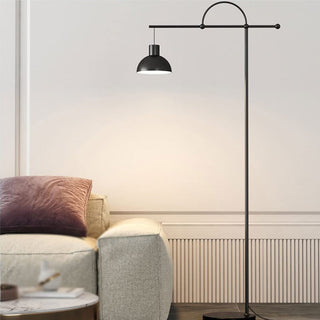 Black metal lamp close-up — modern minimalist detail