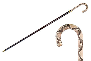 Leather handle 24K gold brass tip black beechwood Italian luxury walking cane front view