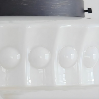 Suspension vintage – Lampe à suspendre ronde blanche réglable pour îlot de cuisine
