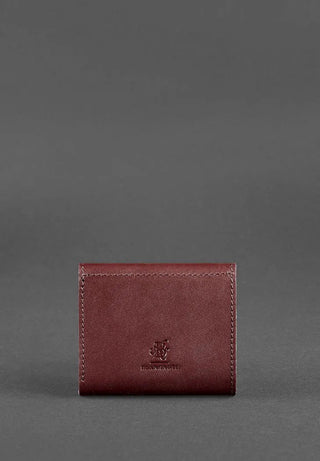 designer leather wallet haven compact premium leather billfold multiple card slots side view