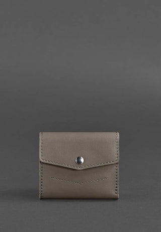 designer leather wallet haven compact slim card holder premium craftsmanship top view