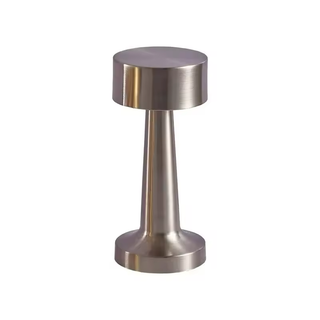 Cordless T-bar table lamp side — modern iron ambient