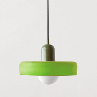 Modern Glass Pendant Light - Small LED Hanging Lamp for Kitchen Island