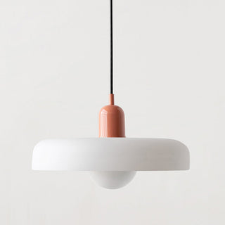 Modern Glass Pendant Light - Small LED Hanging Lamp for Kitchen Island