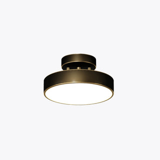LED industrial ceiling fixture Nordic – round semi-flush