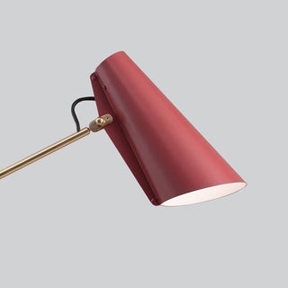 Vintage Nordic lamp wide — pleated fabric metal base
