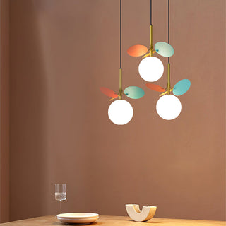 Lámpara Colgante de Cristal – Moderna con Globo Esmerilado y Cable Ajustable | Estilo Bauhaus