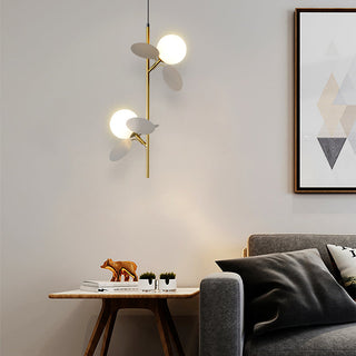 Lámpara Colgante de Cristal – Moderna con Globo Esmerilado y Cable Ajustable | Estilo Bauhaus