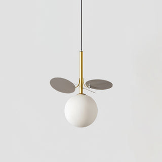 Bauhaus frosted globe adjustable pendant — modern hanging ceiling lamp