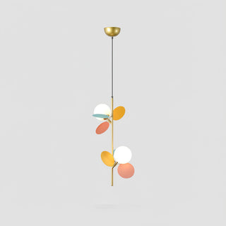 Lámpara Colgante de Cristal – Moderna con Globo Esmerilado y Cable Ajustable | Estilo Bauhaus