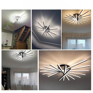 LED Ceiling Light – Modern Multi-Tone Ceiling Fixture With Energy Saving Lights
