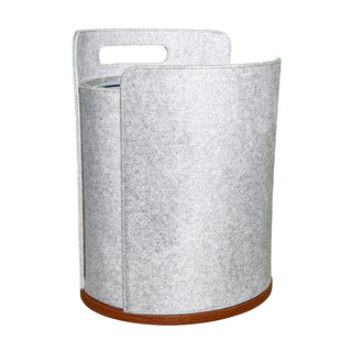 burnished desk organizer 7-piece set suede interior leather inserts feature view