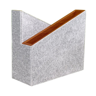 burnished desk organizer 7-piece set suede interior leather inserts showcase view