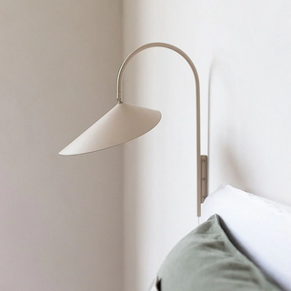 Arum shaped creative modern wall sconce detail — minimalist