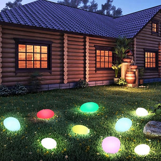 Stone Garden Lamp – Durable Outdoor Lighting | Solar Powered & Waterproof