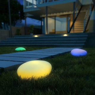 Stone Garden Lamp – Durable Outdoor Lighting | Solar Powered & Waterproof