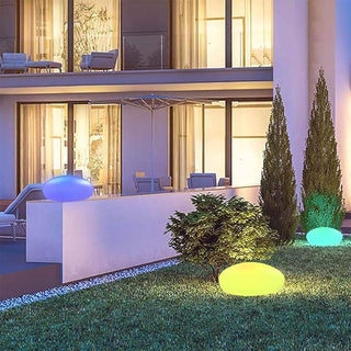 Stone Garden Lamp – Durable Outdoor Lighting | Solar Powered & Waterproof