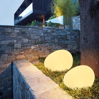 Stone Garden Lamp – Durable Outdoor Lighting | Solar Powered & Waterproof