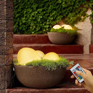 Stone Garden Lamp – Durable Outdoor Lighting | Solar Powered & Waterproof