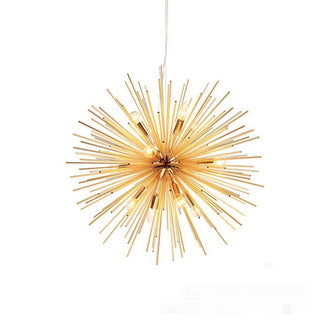 Medieval dandelion chandelier multiple branches metal fixture