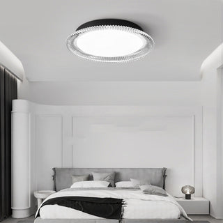 Round flush mount ceiling lamp acrylic – LED minimalist
