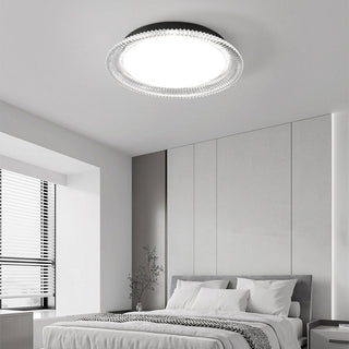 Plafonnier Minimaliste - Luminaire LED Rond Affleurant en Acrylique pour Salon