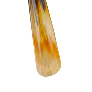 artisan 16 inch smooth edge handcrafted Italian luxury shoehorn detail