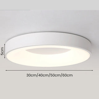 Scandinavian LED Ceiling Light - Modern Macaron Color Changing Flush Mount Lamp