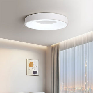 Scandinavian LED ceiling light, macaron color changing flush mount