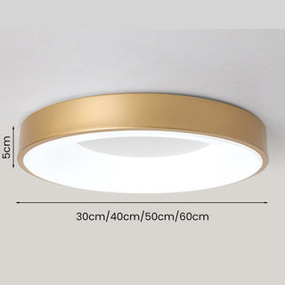 Scandinavian LED Ceiling Light - Modern Macaron Color Changing Flush Mount Lamp