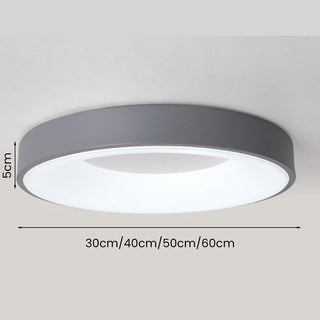Scandinavian LED Ceiling Light - Modern Macaron Color Changing Flush Mount Lamp