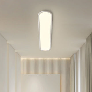 Modern LED flush mount strip light, slim profile ceiling lamp