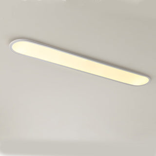 Modern Strip Ceiling Light - Sleek LED Flush Mount Lamp With Adjustable Hanging Length