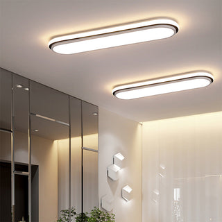 Slim flat ceiling light with bright LED, modern flush mount