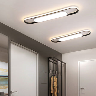 Slim LED ceiling lamp, flat modern flush mount design