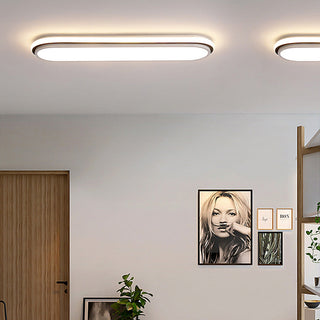 Flat LED ceiling fixture, bright illumination modern design