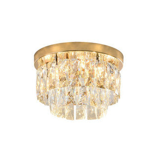 Vintage semi-flush ceiling lamp with tassel, warm ambient glow
