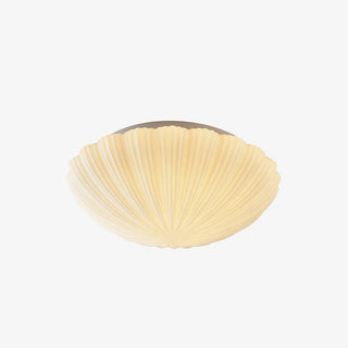 Vintage Seashell Ceiling Lamp – Cream White Coastal Ceiling Light Fixture