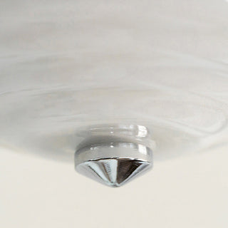 Nordic LED Ceiling Lamp – Chrome Flush Mount with Soft Ambient Lighting