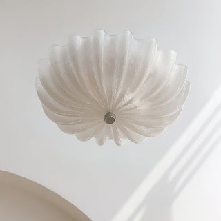 Glass ceiling lamp creamy white elegant – dining bedroom