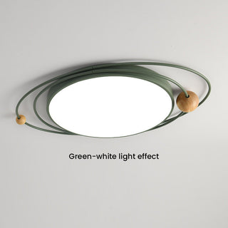 Iron acrylic LED ceiling fixture – planet pattern luxury